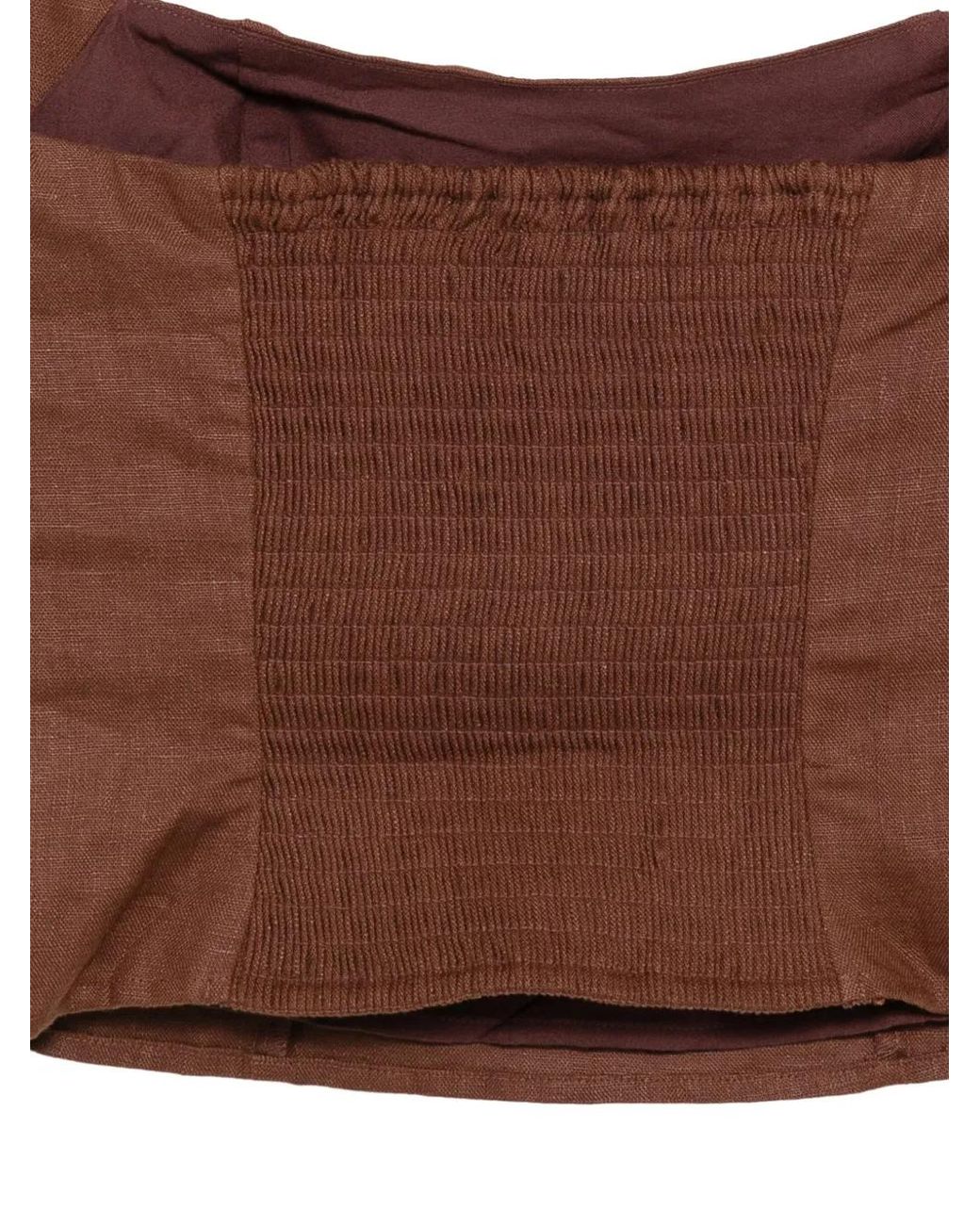 Reformation Brown Malika Top