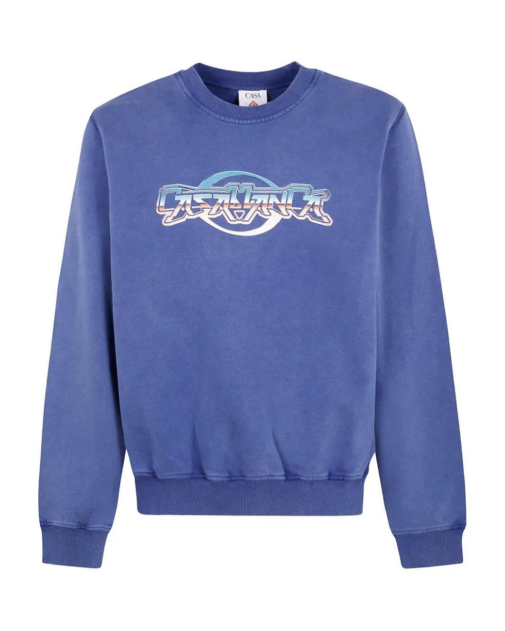 Casablanca White Printed Sweatshirt for men