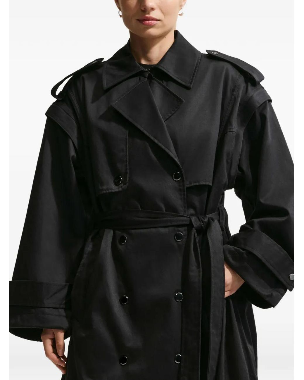 Nike Black Airreverent Trench Coat
