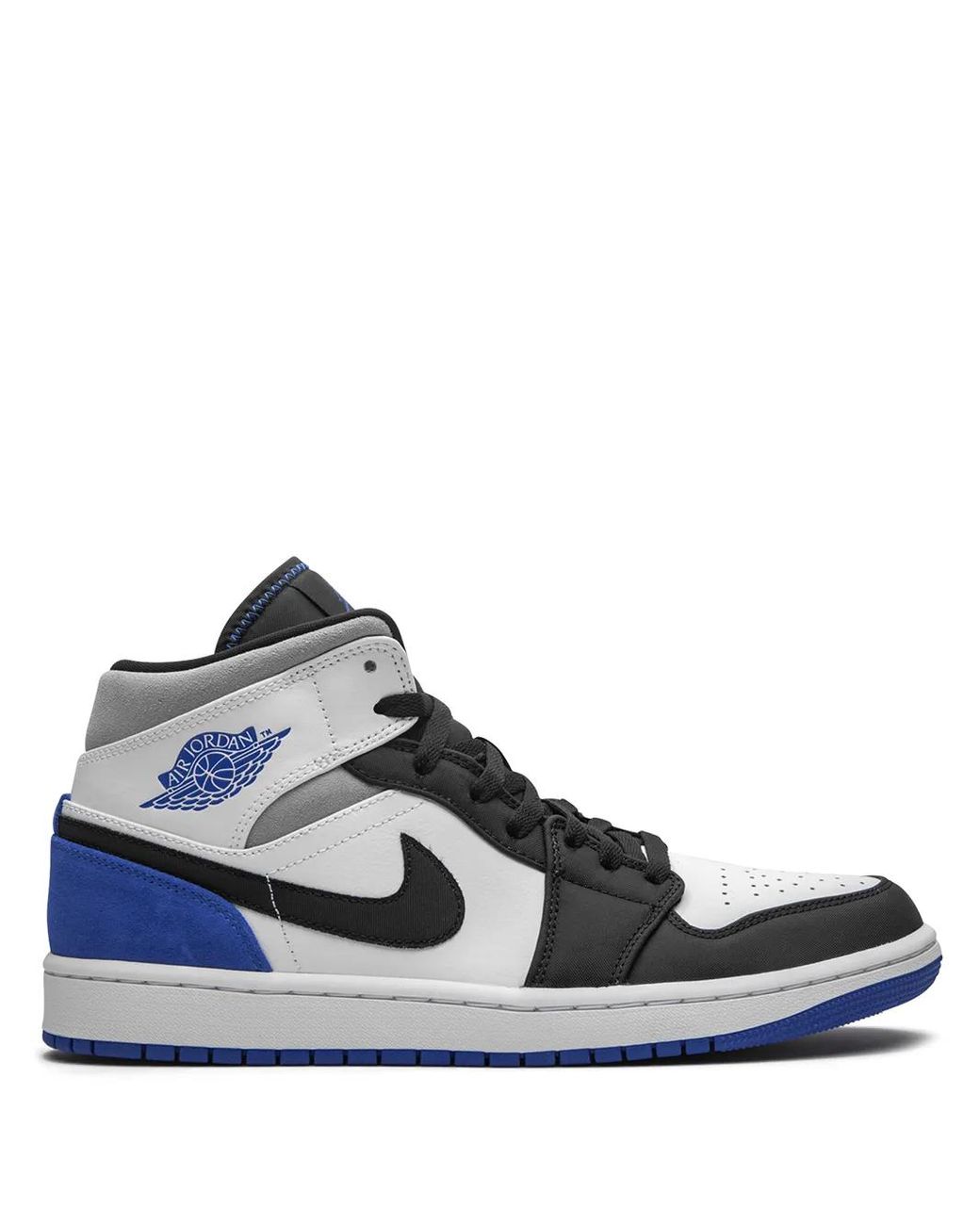 Nike Blue Air 1 Mid Se "Game Royal Toe" Sneakers for men