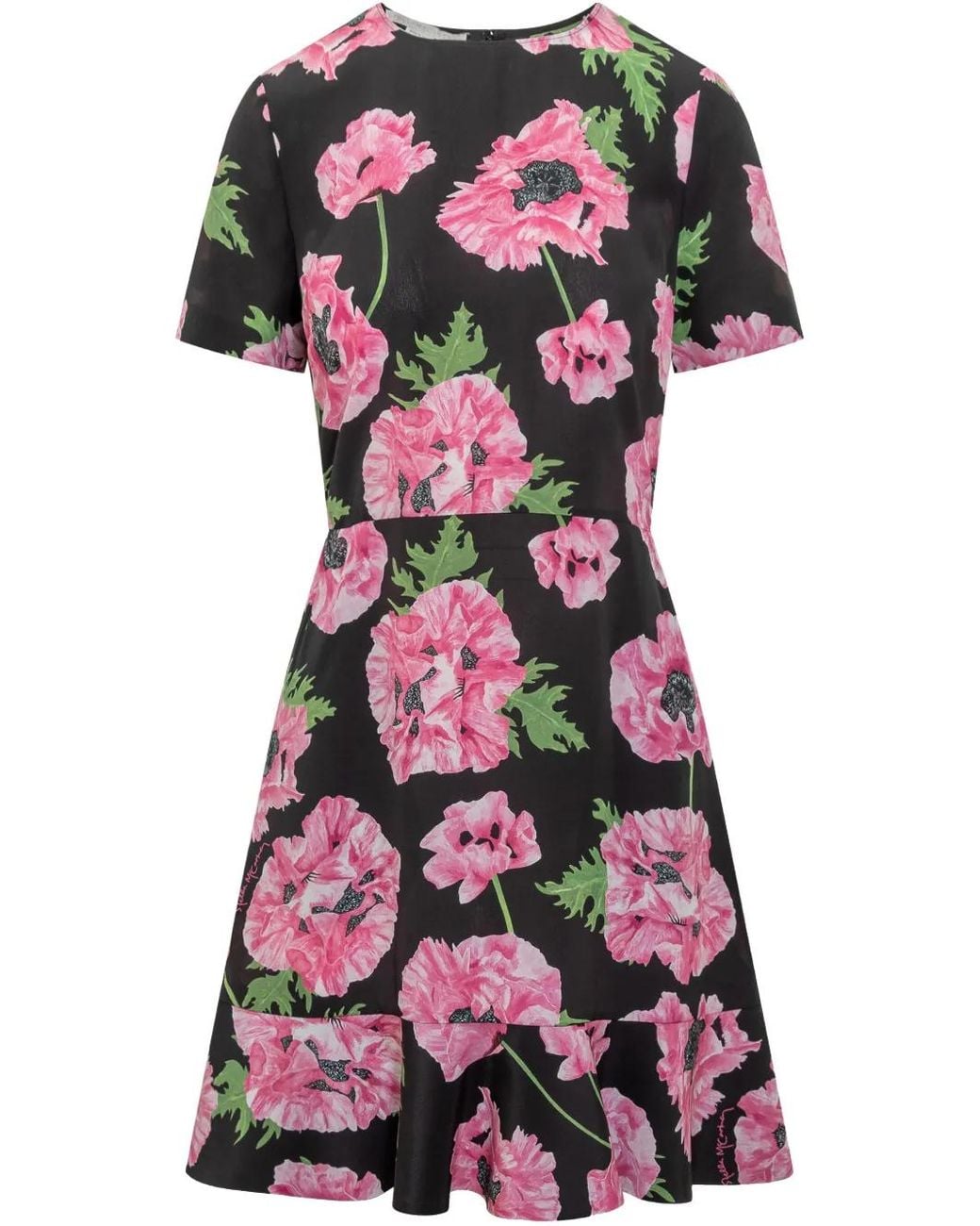 Stella McCartney Purple Printed Mini Dress