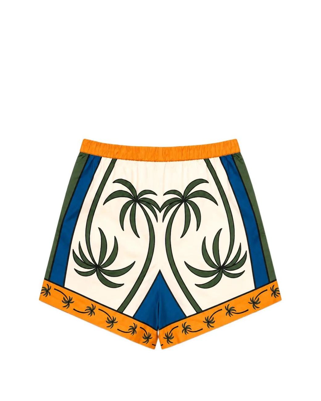 Farm Rio White Tropical Print Shorts