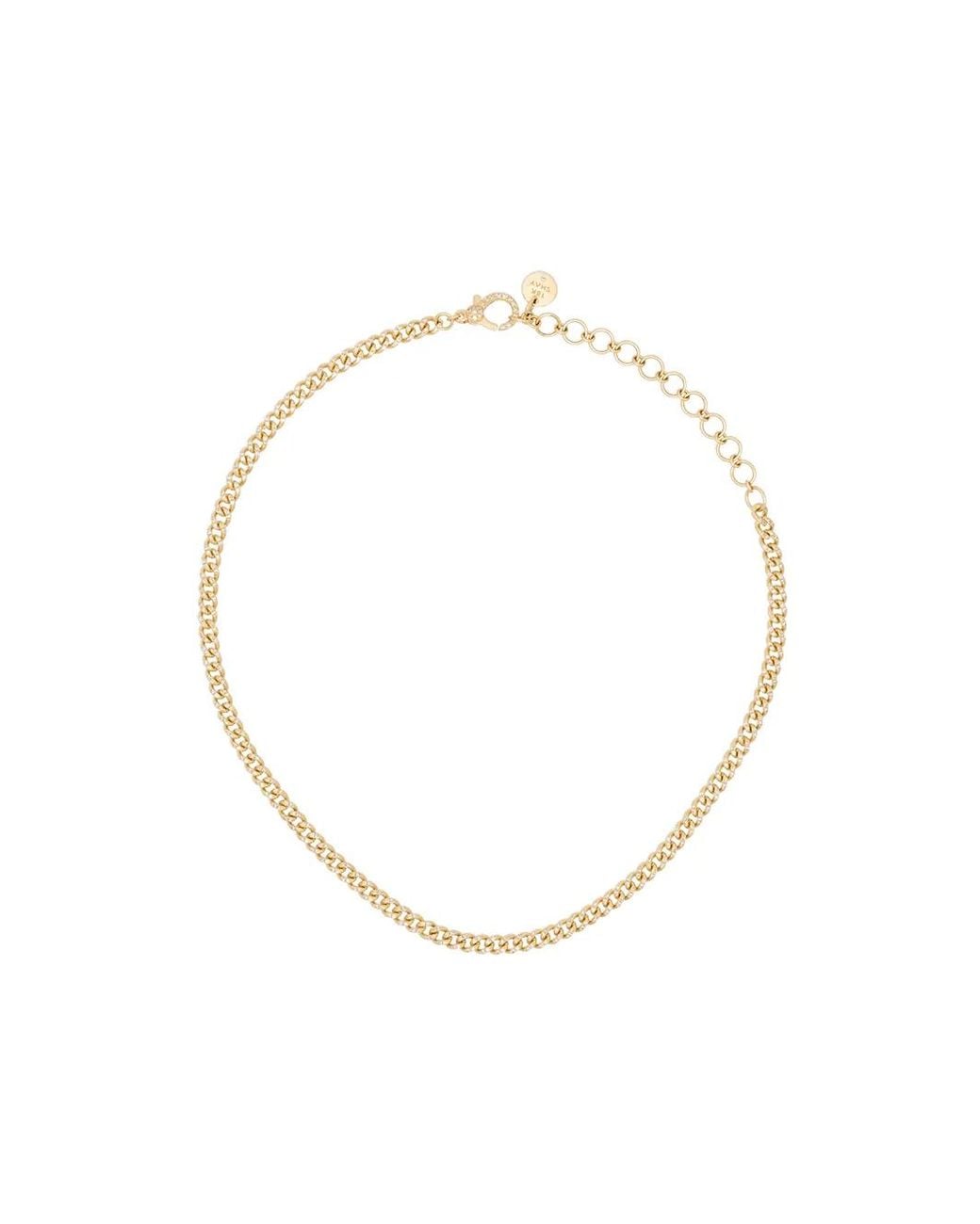 SHAY White 18K Baby Link Pavé Diamond Choker
