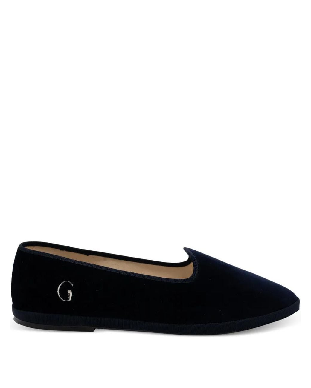 Gondolina Black Bucintoro Logo-Detail Slippers for men