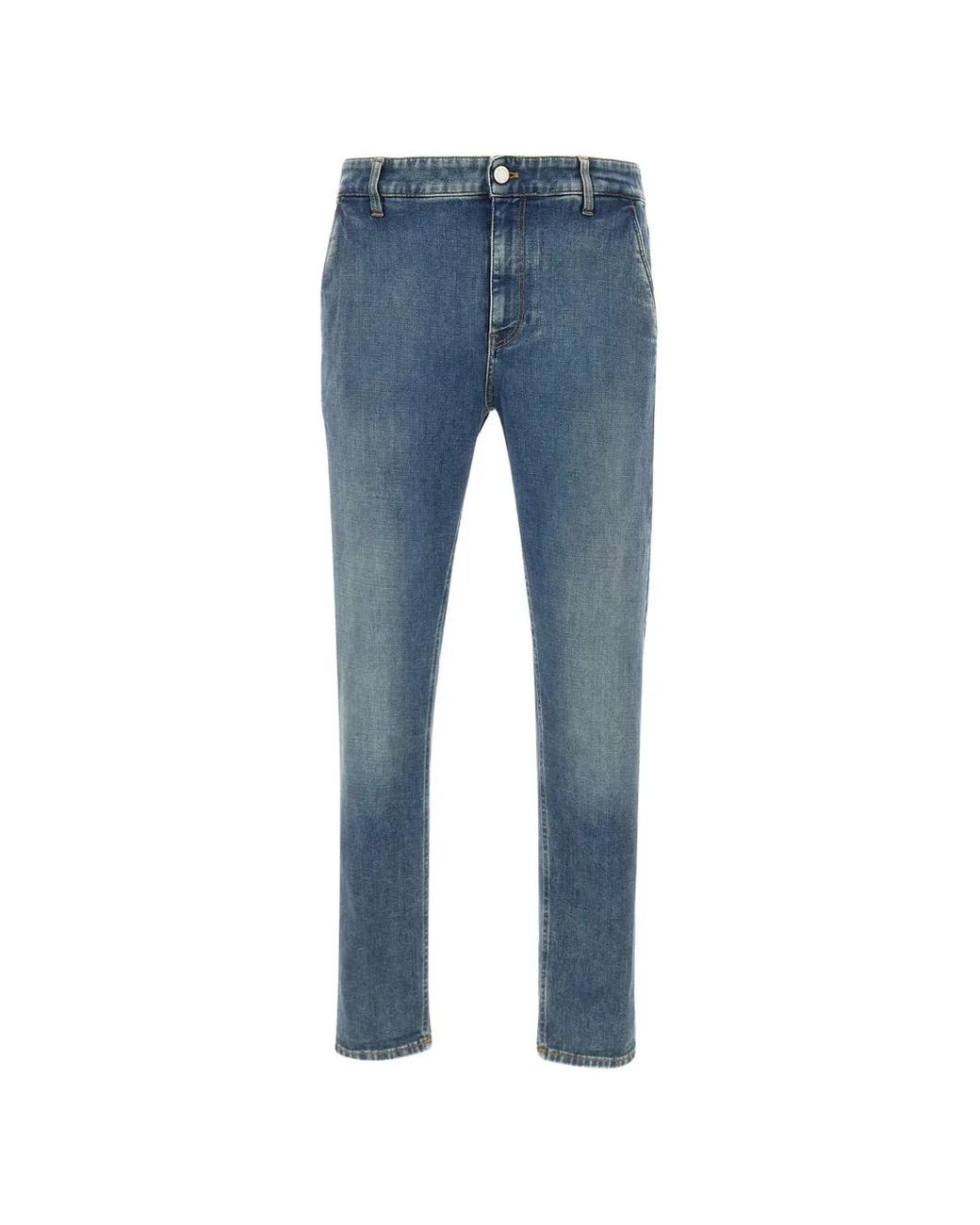 PT Torino Blue Indie Tapered Jeans for men