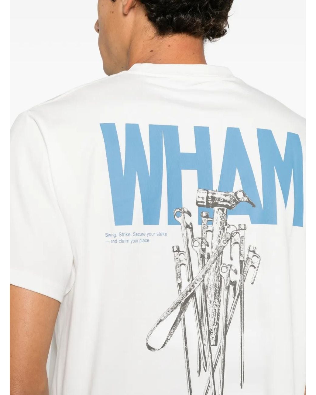 Snow Peak White Graphic-Print T-Shirt