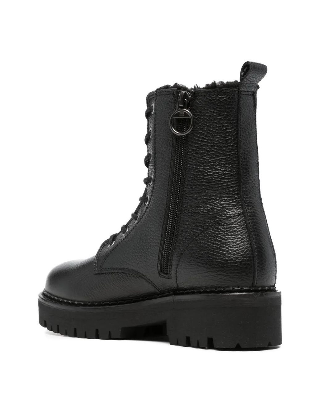 Tommy Hilfiger Black Mid Height Boots