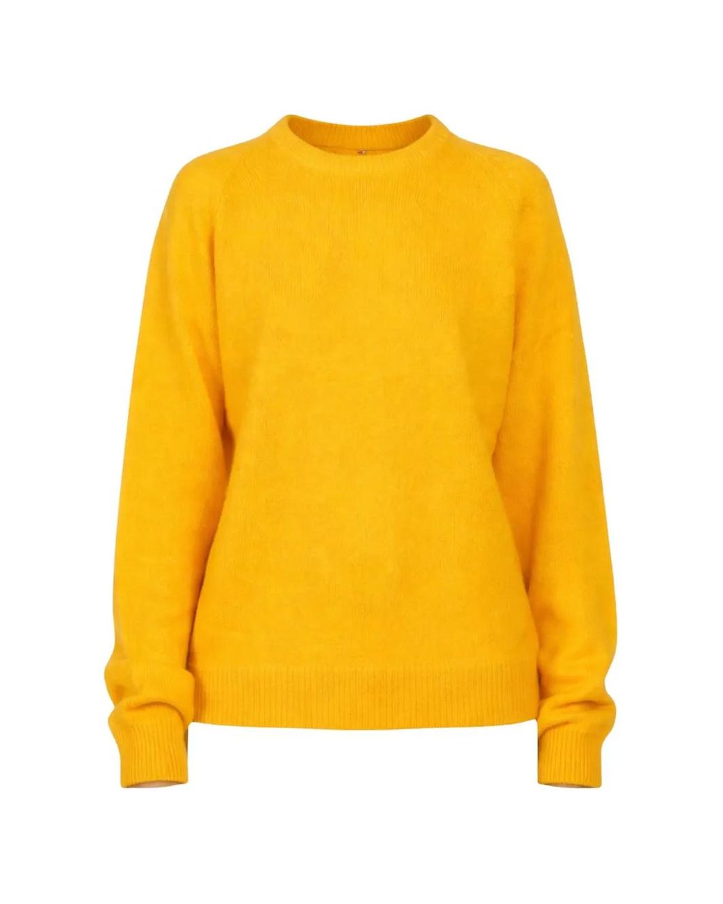 Frenckenberger Yellow Crew-Neck Jumper