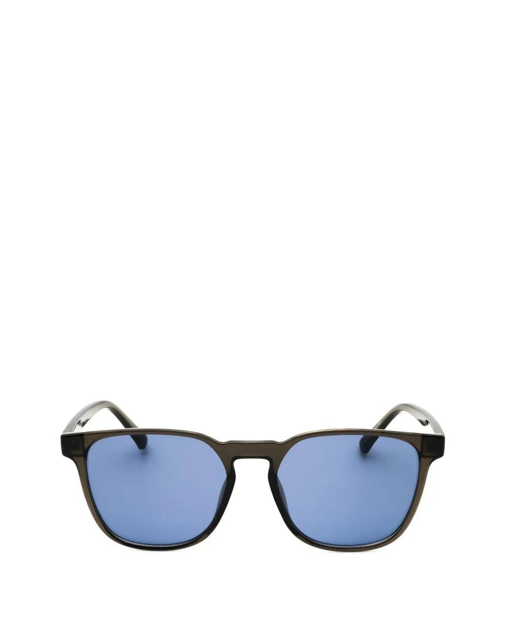 Kenneth Cole Blue Rectangle-Frame Sunglasses