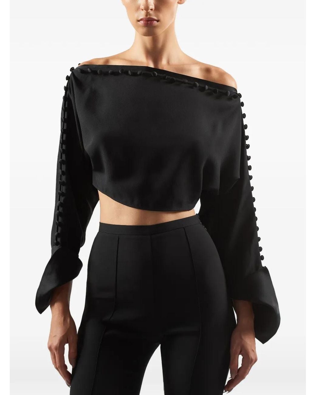 Taller Marmo Black Mila Blouse