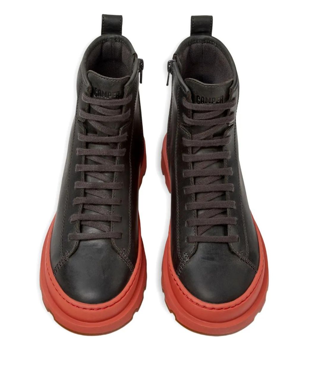 Camper Brown Brutus+ Lace-Up Boots