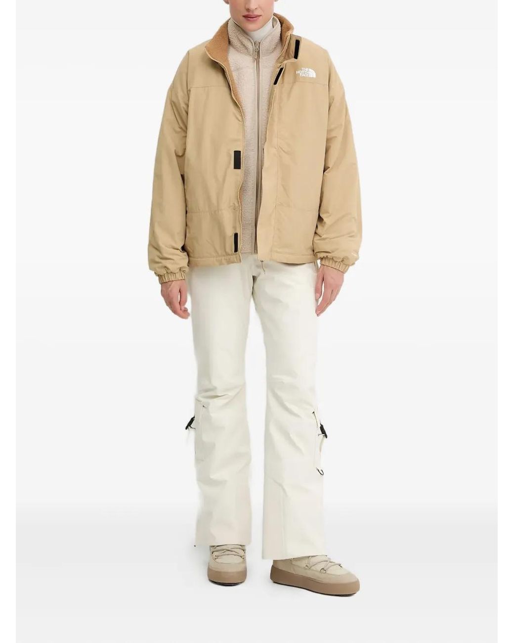 Haglöfs White Mossa Zip Fleece Sweatshirt