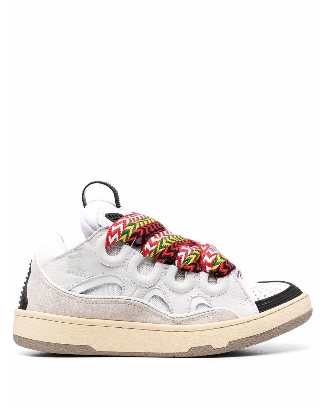 Lanvin Pink Women Leather Curb Sneakers