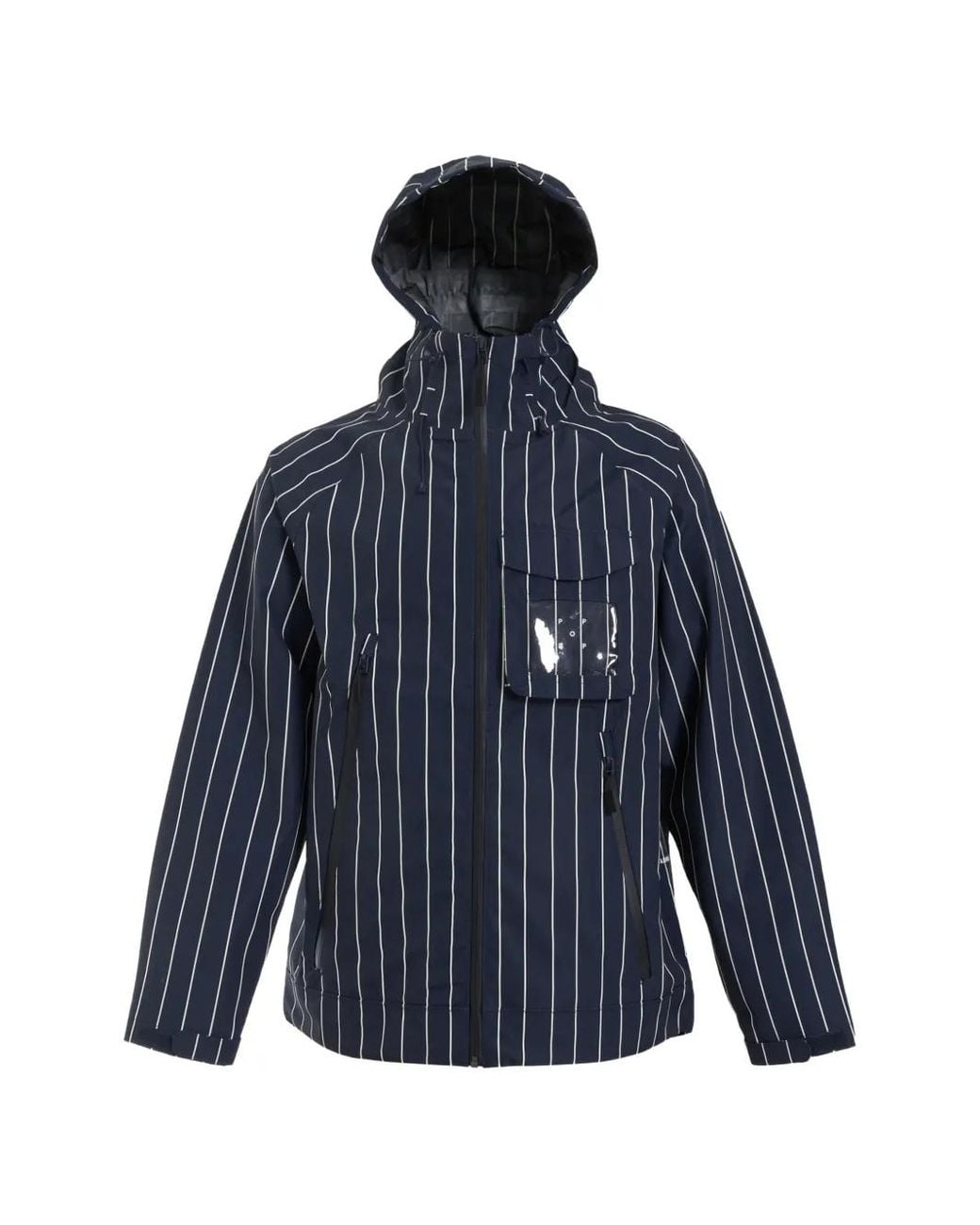 Pop Trading Co. Blue Oracle Pinstripe Jacket for men