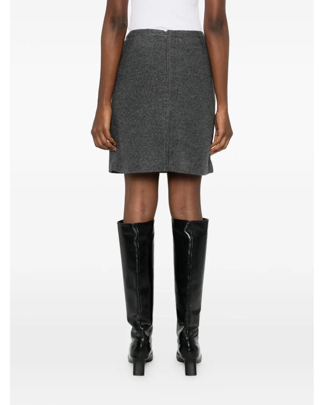 Marc O' Polo Black A-Line Mini Skirt