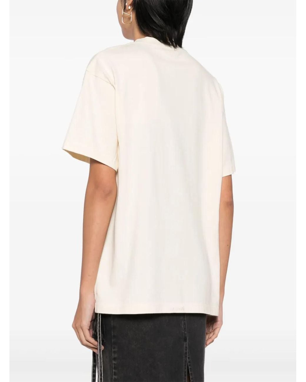 we11done White Teddy Printed T-Shirt