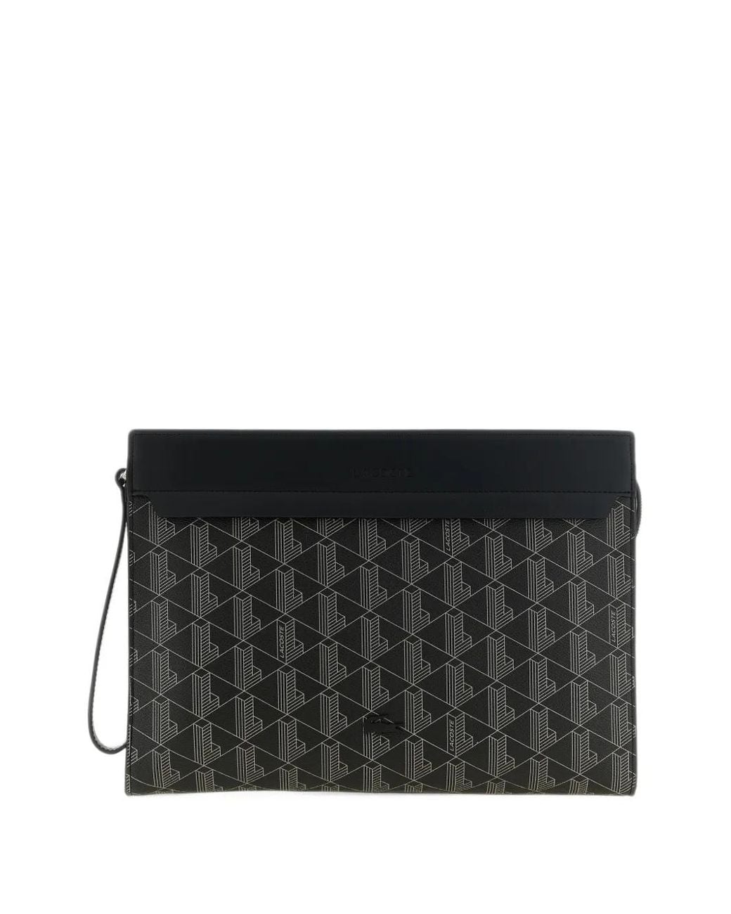 Lacoste Black The Blend Laptop Pouch for men