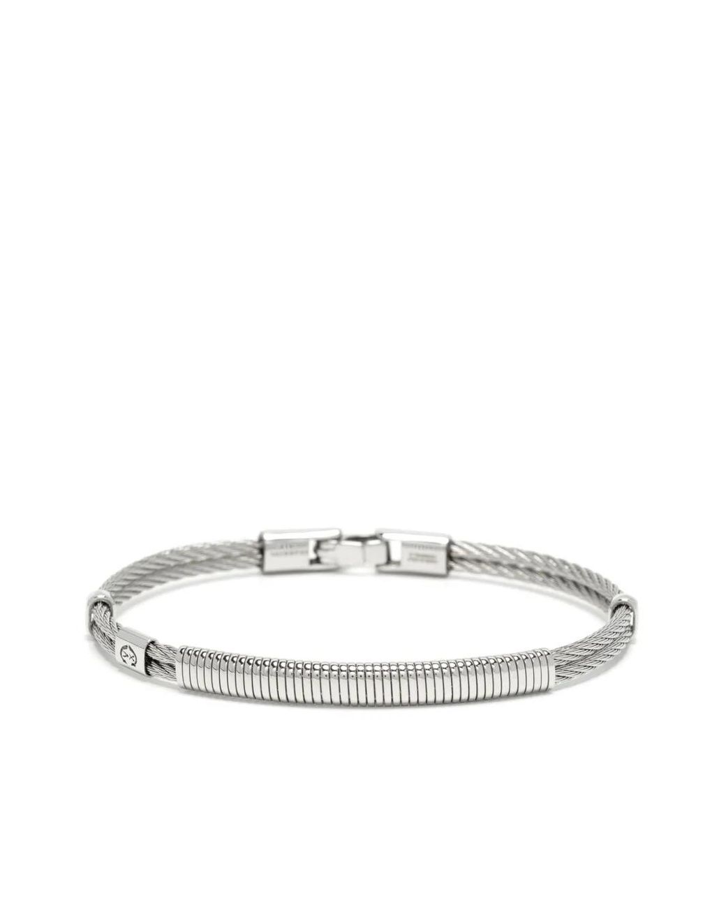 Charriol White Celtic Gentleman Driver Bracelet for men