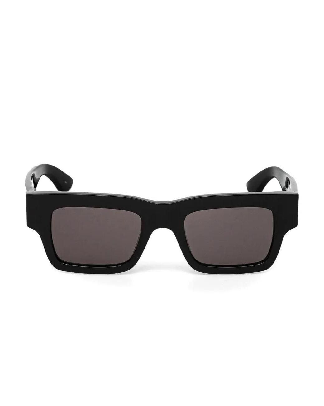 McQueen Black Square-Frame Sunglasses