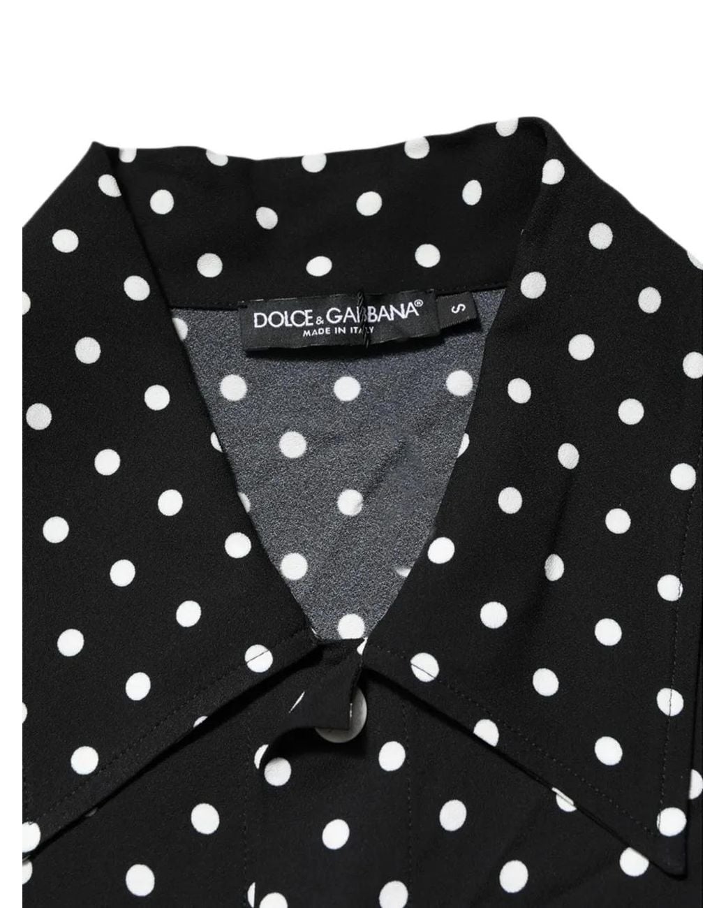 Dolce & Gabbana Black Polka-Dot Bandana-Print Sweater for men