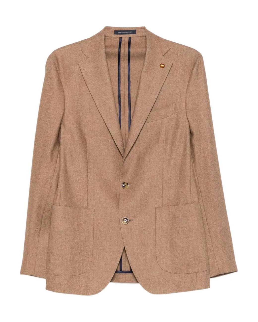 Latorre Brown Single-Breasted Blazer for men