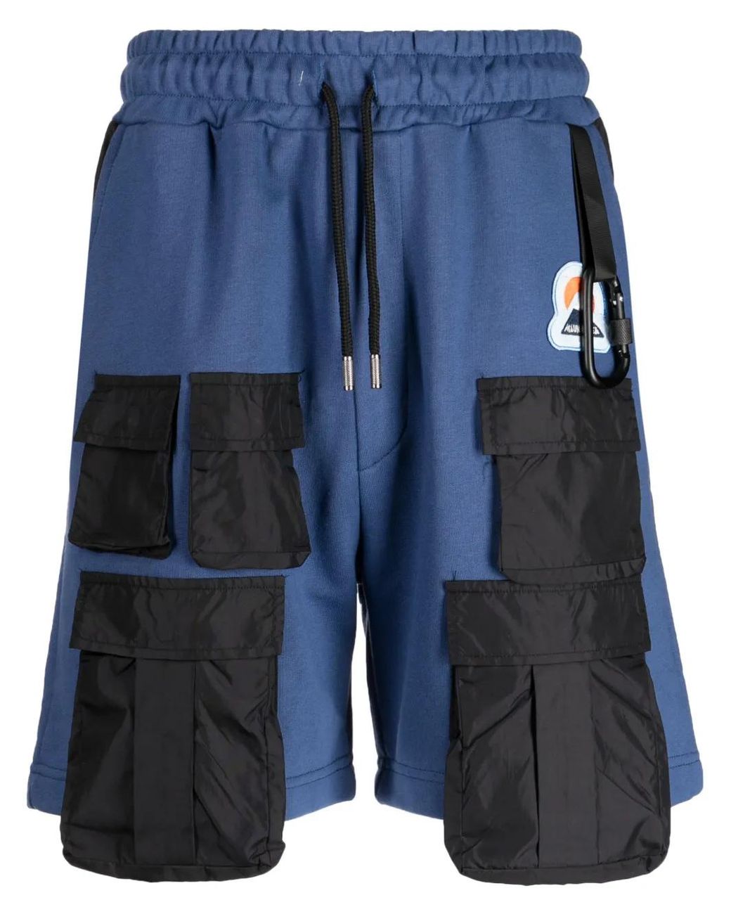 Mauna Kea Blue Climber Cotton Track Shorts for men