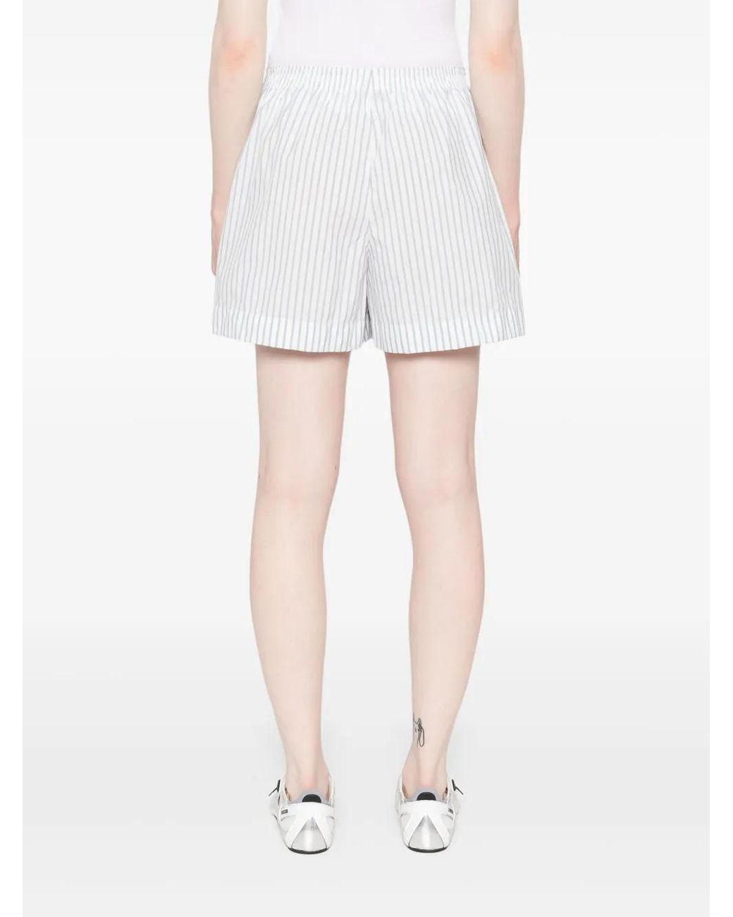 Moncler Gestreepte Shorts in het White