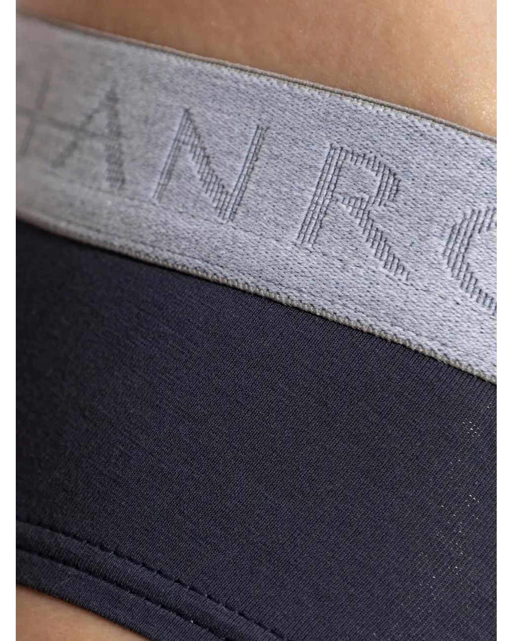 Hanro Blue Cotton Essentials Briefs (Set Of Two) for men