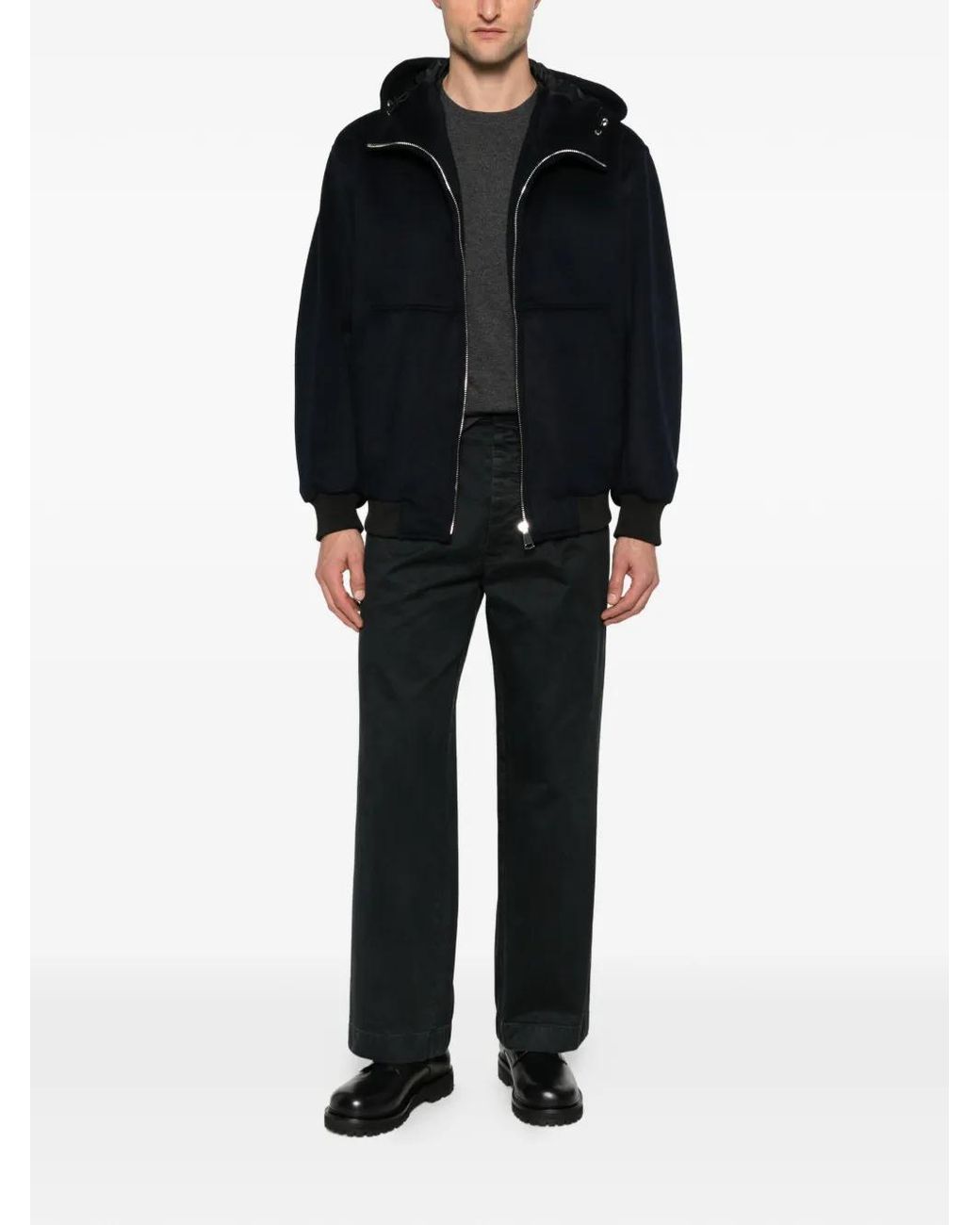 Diktat Black Crew-Neck Sweater for men