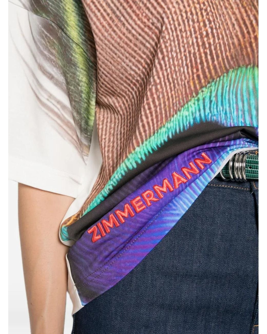 Zimmermann Blue Printed Tee
