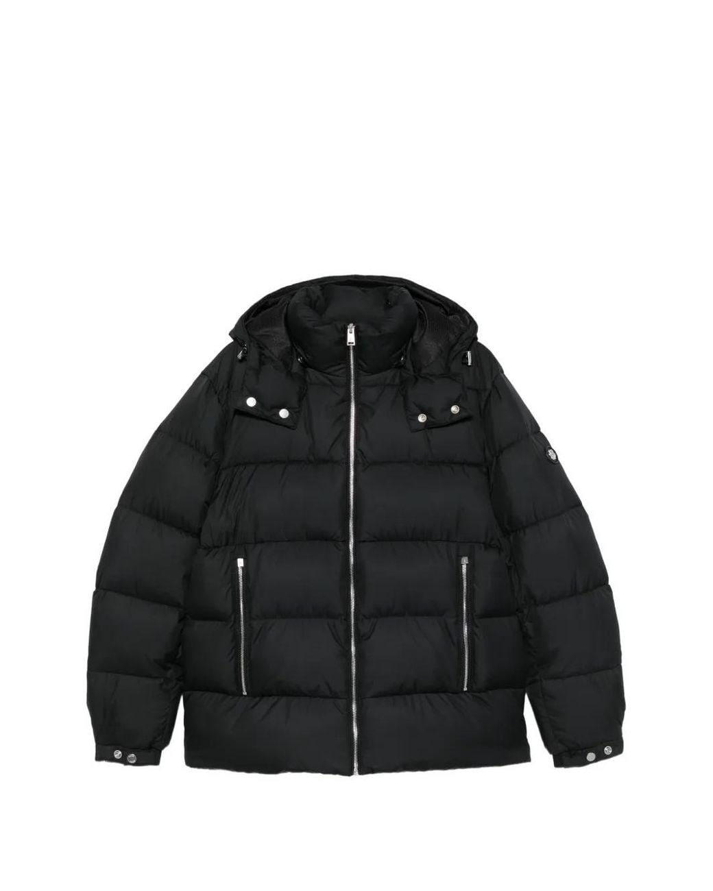 Boss Black Hooded Padded Jacket for men