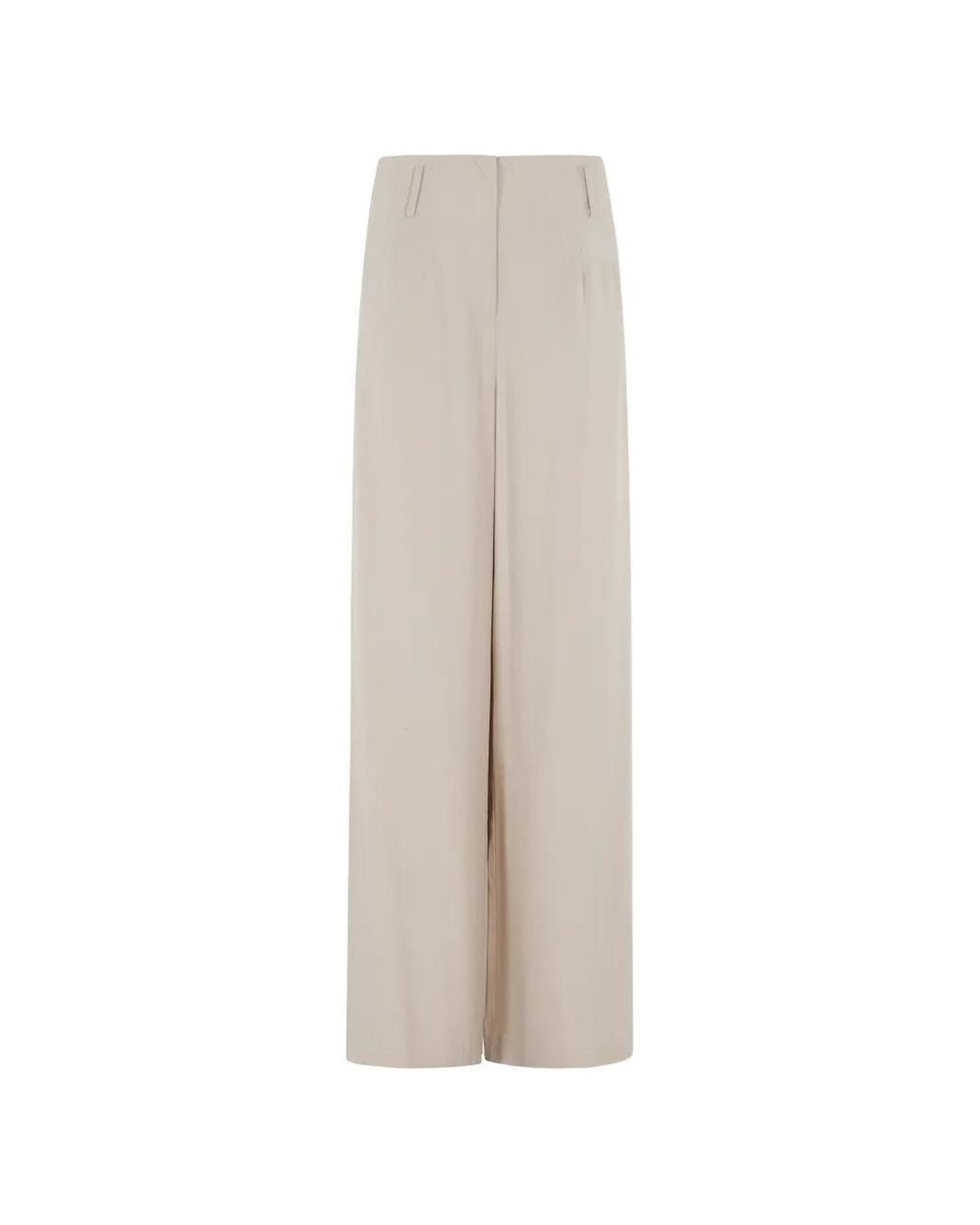 FEDERICA TOSI White Wide-Leg Trousers