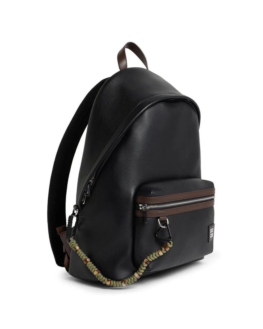 DSquared² Black D2-Upside-Down Backpack for men