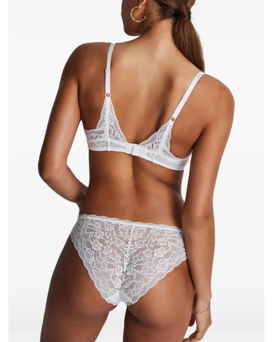 Aubade White Rosessence Lace-Trim Bra