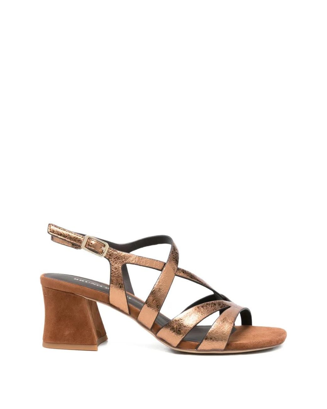 Bruno Premi Brown Strappy Leather Sandals