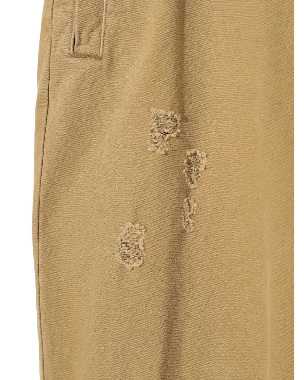 Undercover Natural Patchwork Distressed Trousers for men