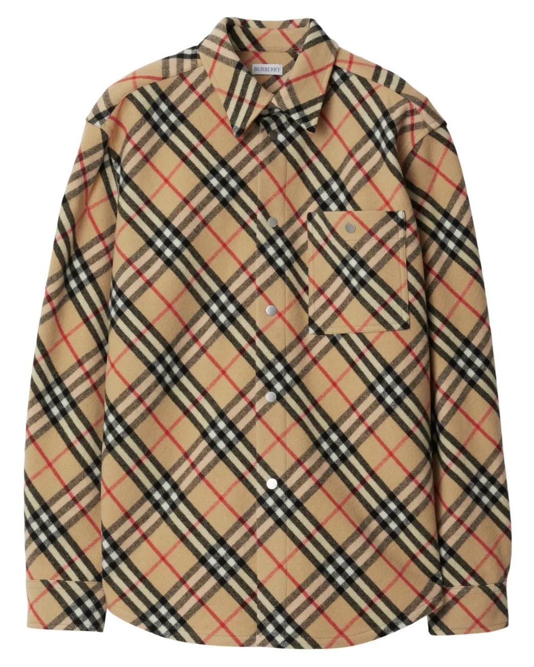 Burberry Brown Camicia Vintage Check for men