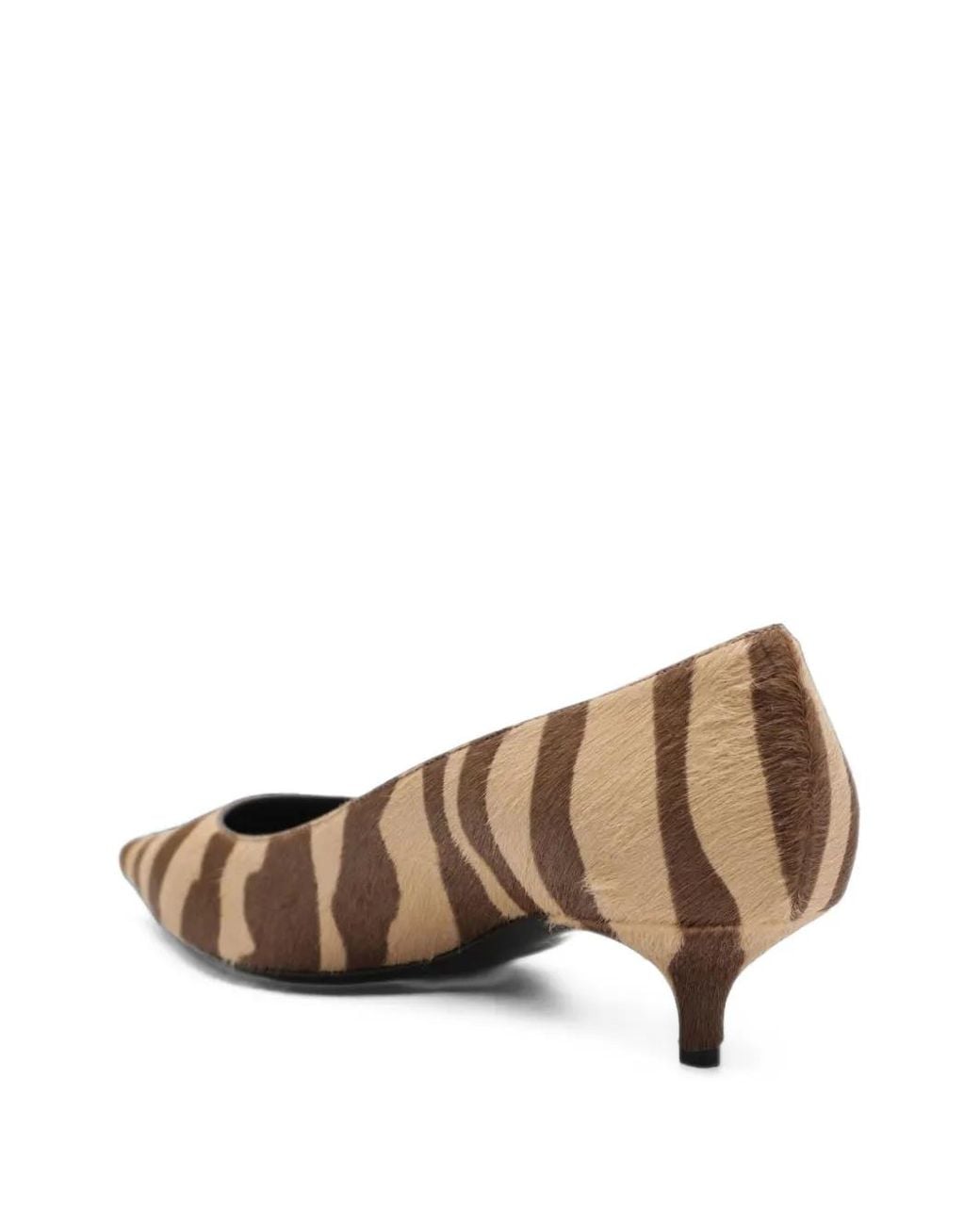 Jimmy Choo Natural Amelia Zebra-Print Pumps