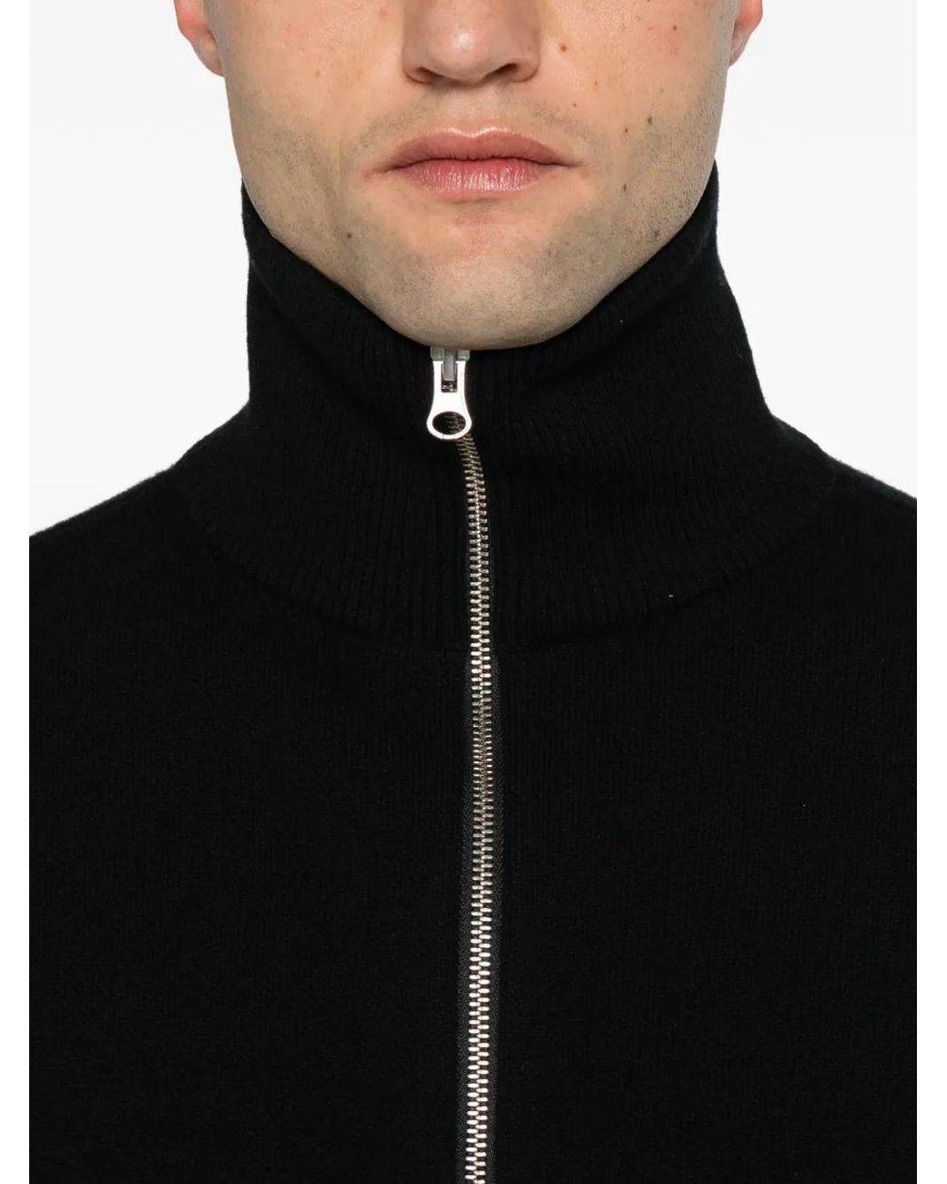 Extreme Cashmere Black Xtra Cute Zip-Up Cardigan