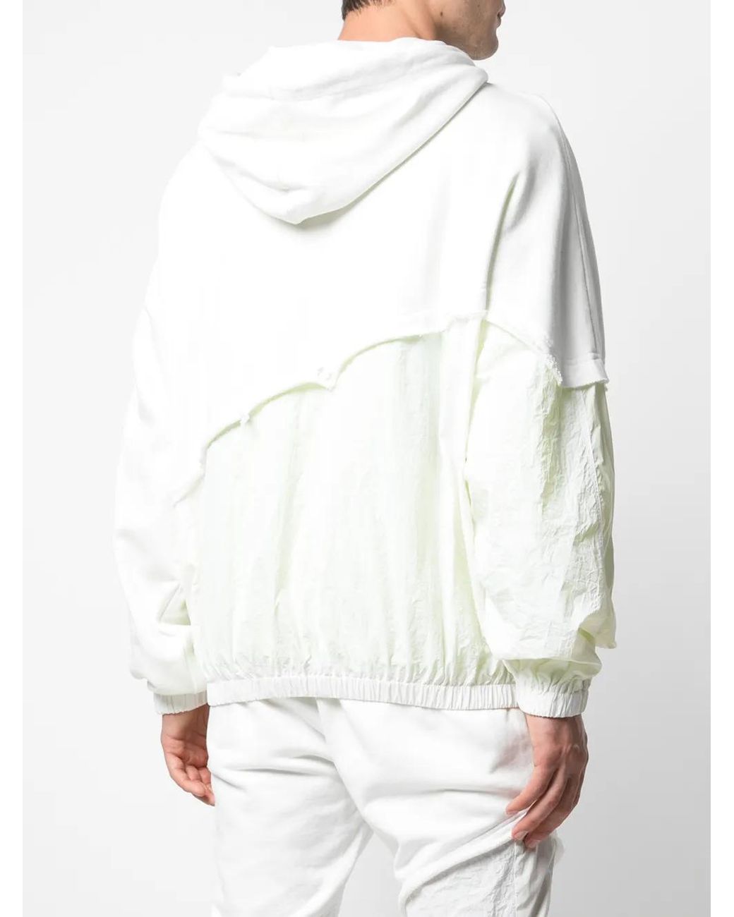 God's Masterful Children White Terry Sports Jacket for men
