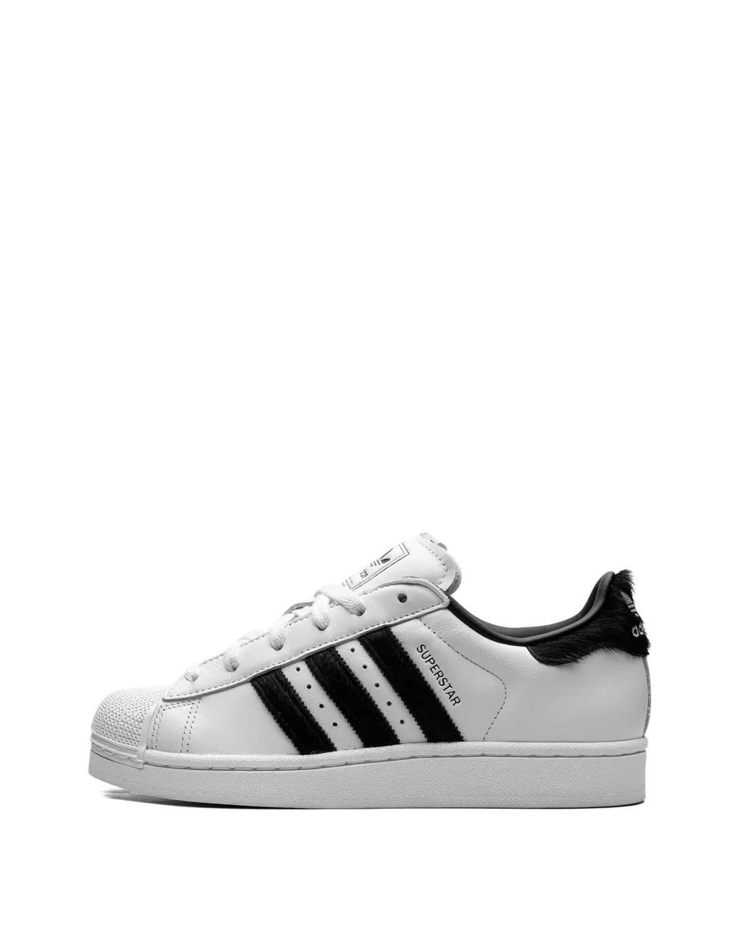 adidas Superstar Ii Pony-Hair Sneakers in Gray | Lyst