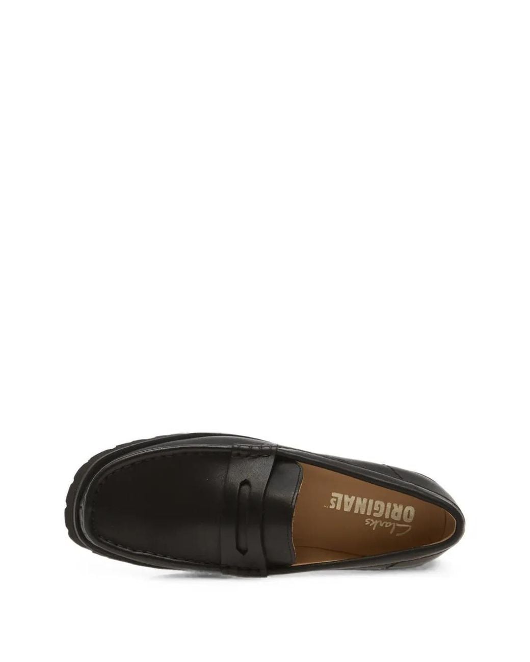 Clarks Black Yukoner Penny Loafers