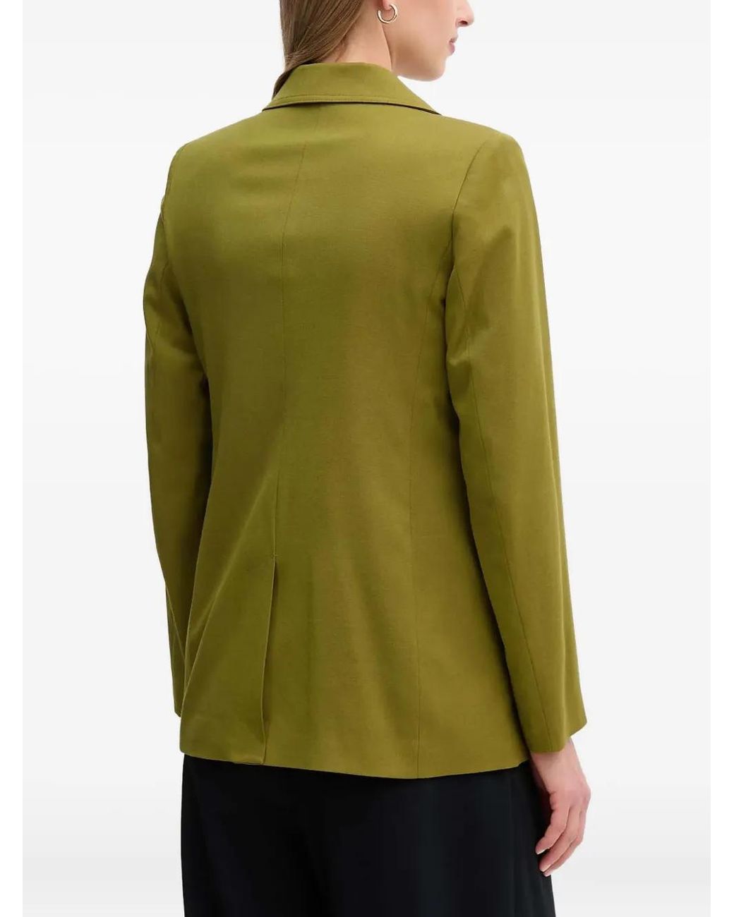 Benetton Green Double-Breasted Blazer