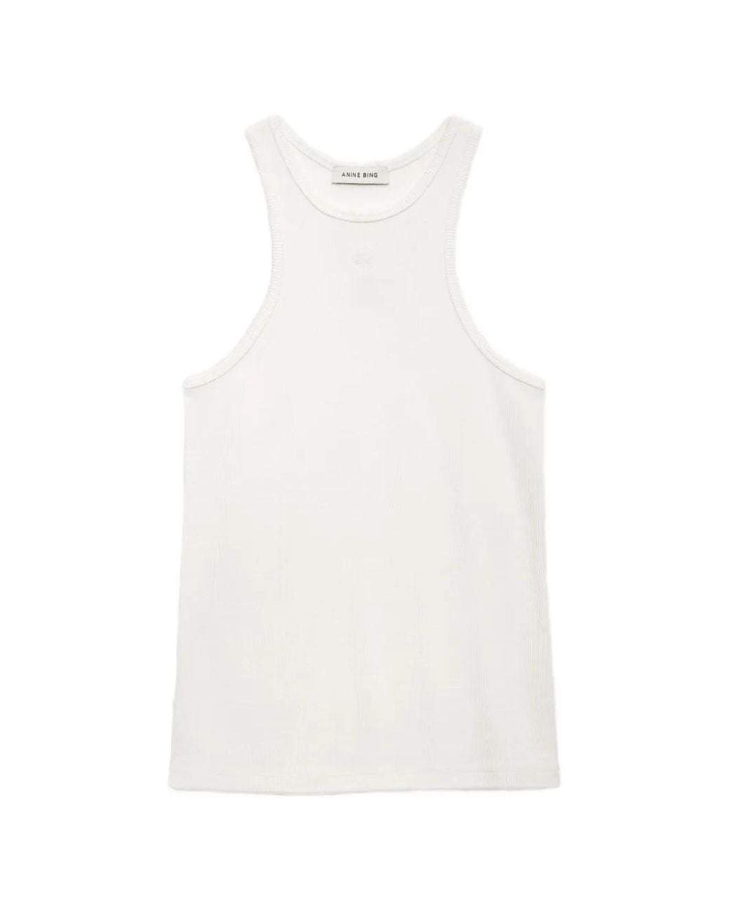 Anine Bing White Cole Tank