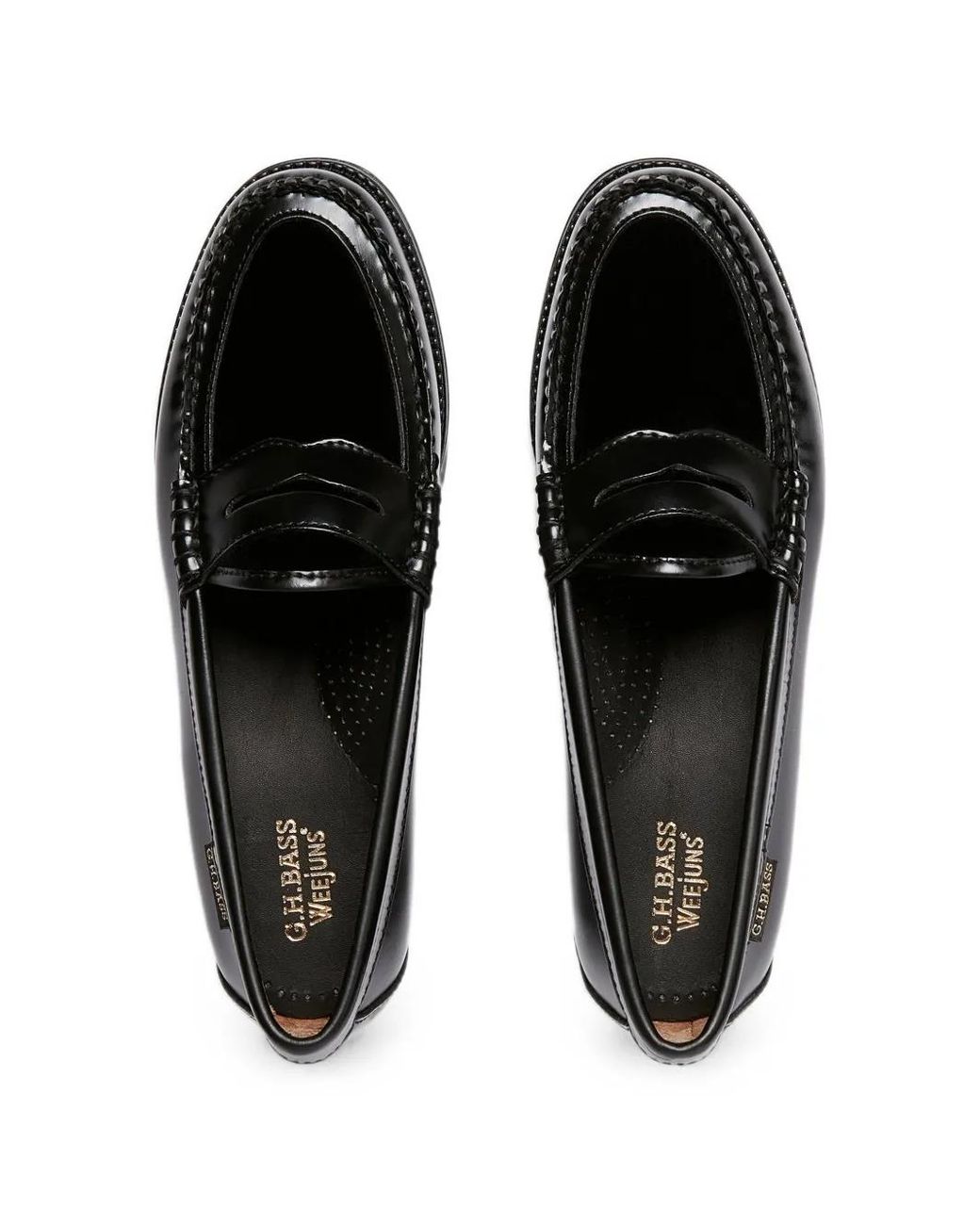 G.H.BASS Black Easy Weejuns Loafers