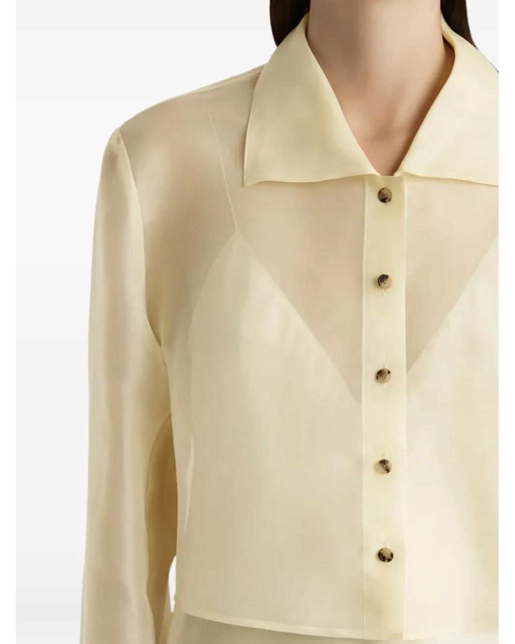 Top Jasen Khaite de color White