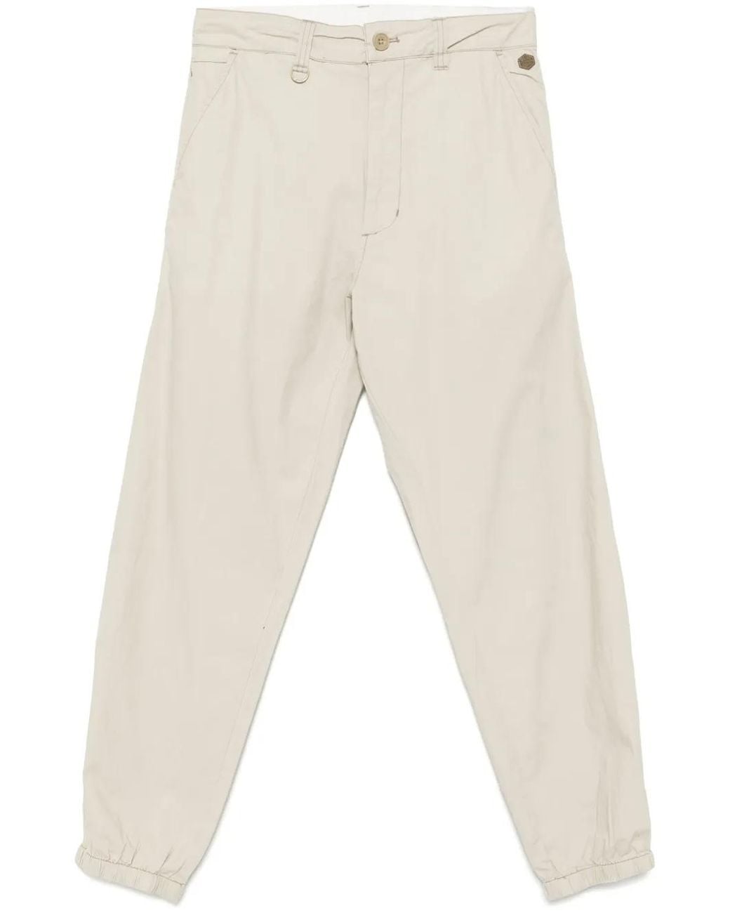 Chocoolate Natural Drawstring Trousers for men