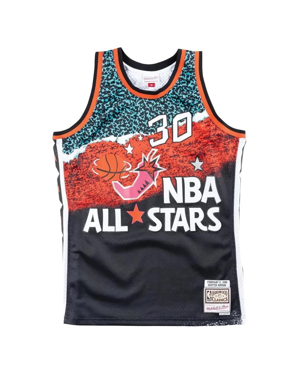 Chaleco Scottie Pippen Sin Mangas Mitchell & Ness de hombre de color Red