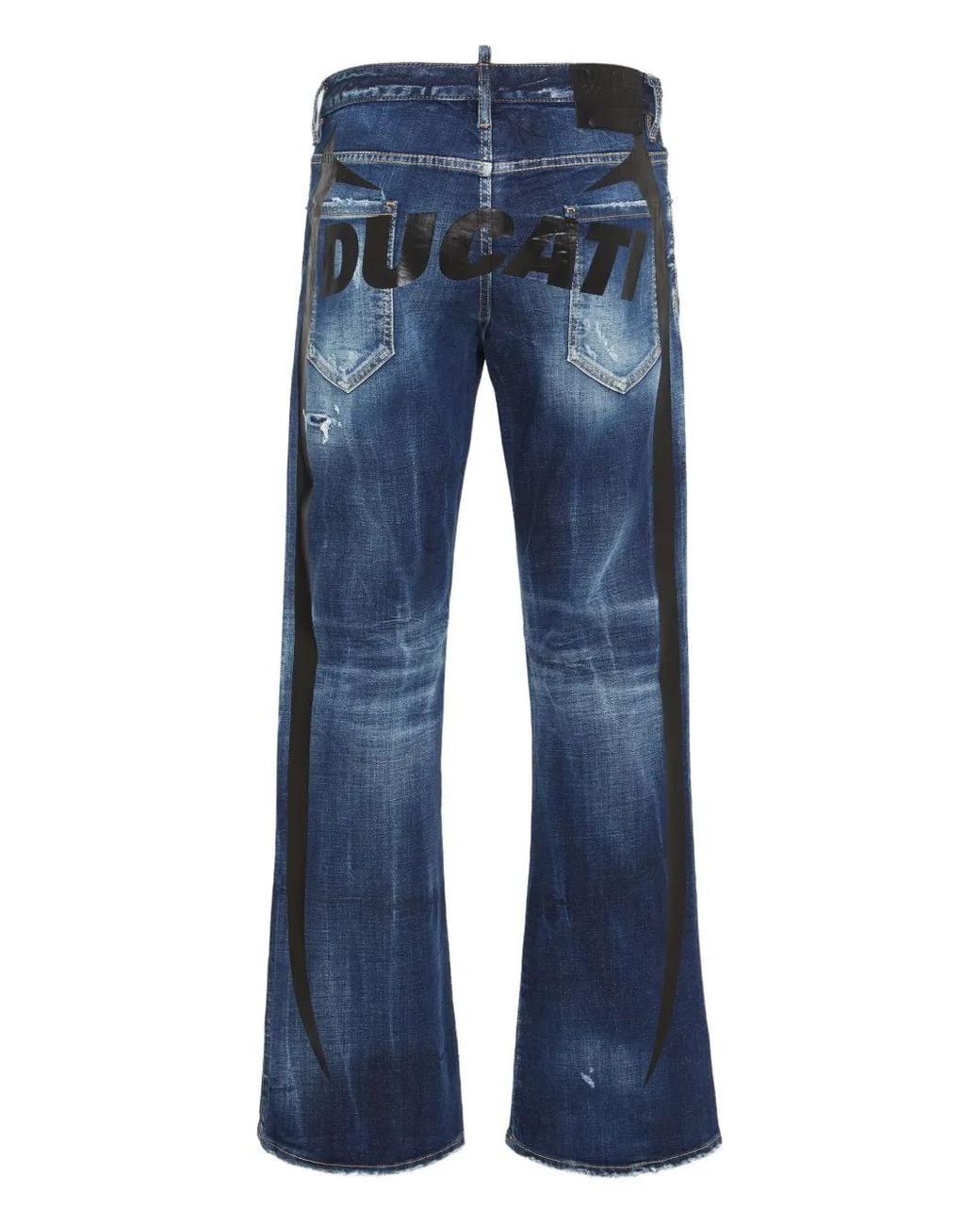DSquared² Blue Ducati Jeans for men