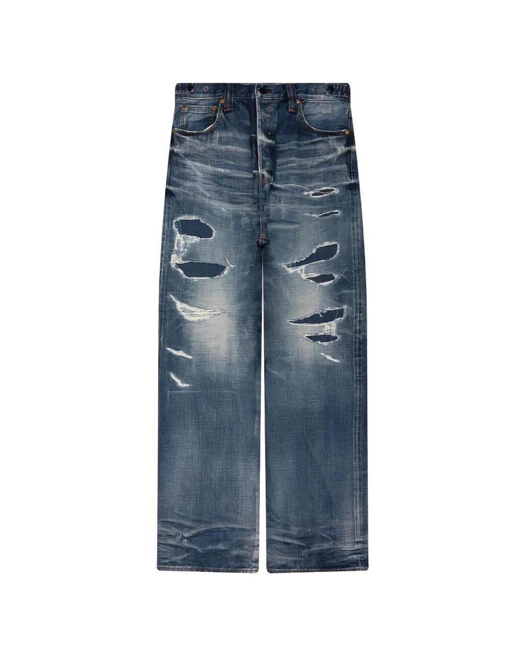 Mastercraft Union Blue Jean Ample À Effet Usé for men